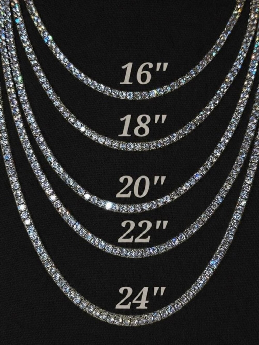 Iced Out Tennis Chain Necklace